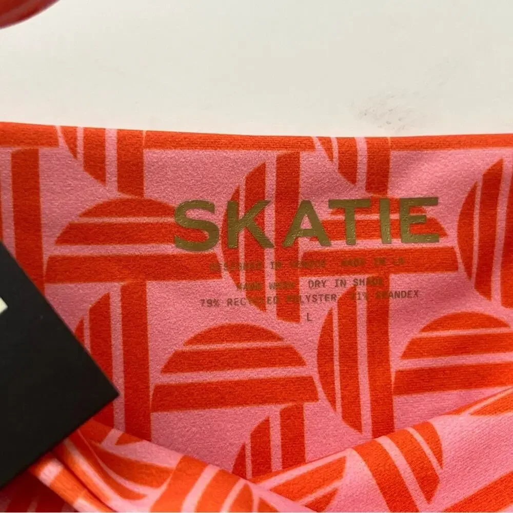Skatie Tropicana Elsa side tie bikini bottom large NEW